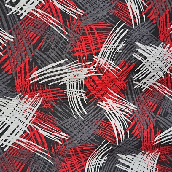 Business Casual Vibrant Button Up Blouse W/Buillt In Black Tank. Size 3X NWOT - Picture 7 of 10